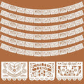 TaoBary 6 Pcs Papel Picado Mexican Wedding Cielito Lindo Party Decor 118 Feet by TaoBary