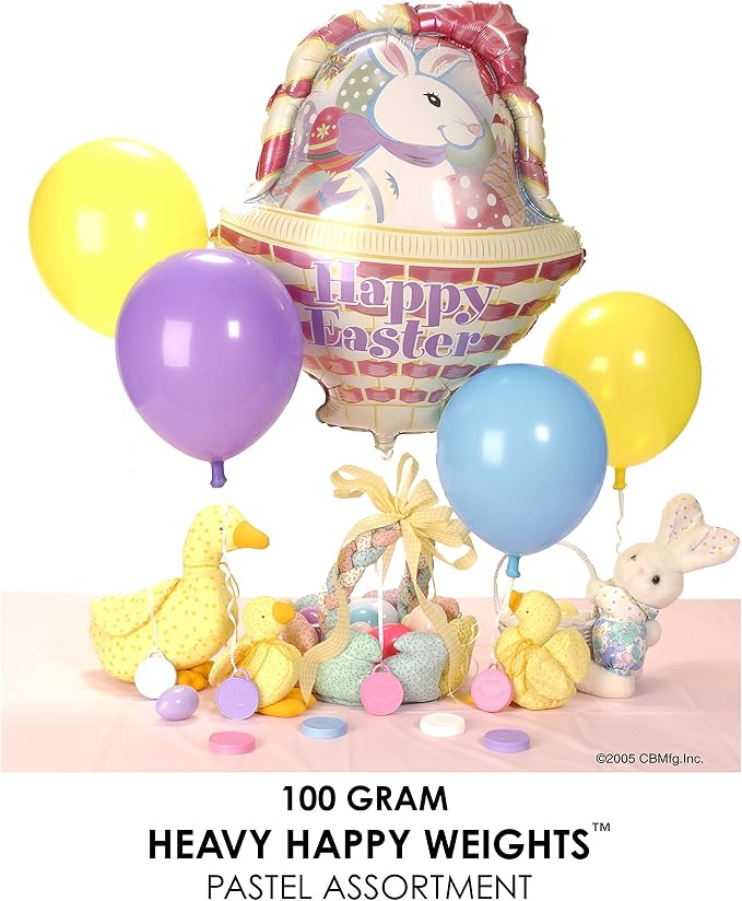 Happy Weight Heavy Happy Balloon Weight, Pastel Asst, 10 Piece - Image 2