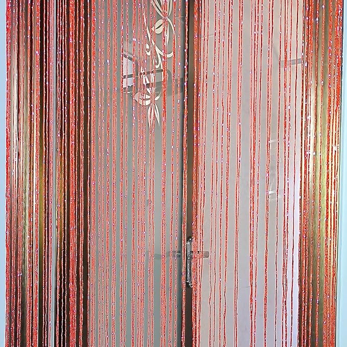 Home Decor Sequin Curtain for Doorway, Door String Curtains, 39x79 inch Hanging - Image 5