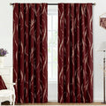 Yakamok Burgundy Blackout Curtains by Yakamok