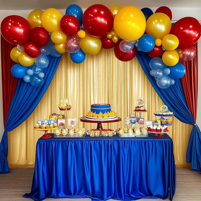 20x10ft Thick Gold Glitter Backdrop Curtain Panels - Image 3