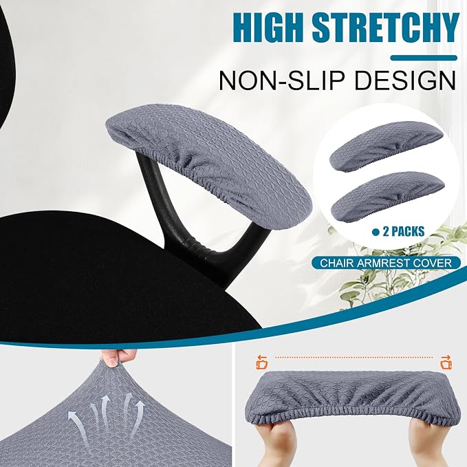 Smiry Office Computer Chair Armrest Covers - Image 3
