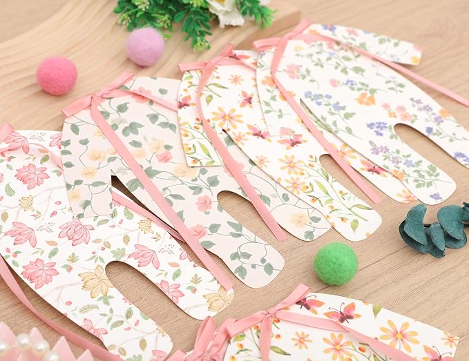7pcs Neutral Baby Shower Bunting - Image 6