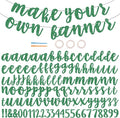 BEISHIDA 116 PCS A-Z DIY Letter Banner Kit Make Your Own Banner，Including 111 by Beishida