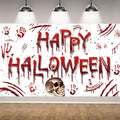 Red Happy Halloween Backdrop Banner Photography Background by SMENGGIL