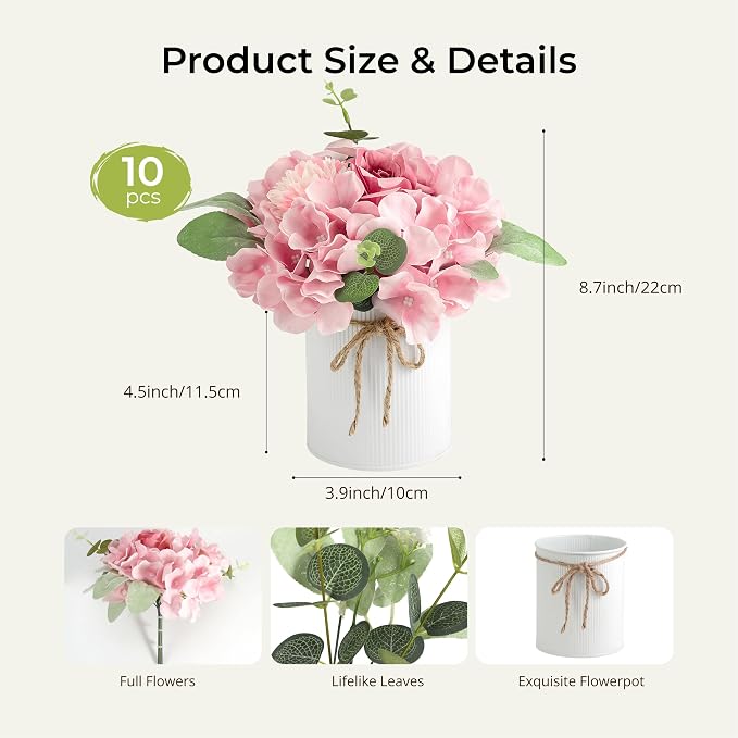 Auihiay 10PCS Flower Centerpieces - Image 6