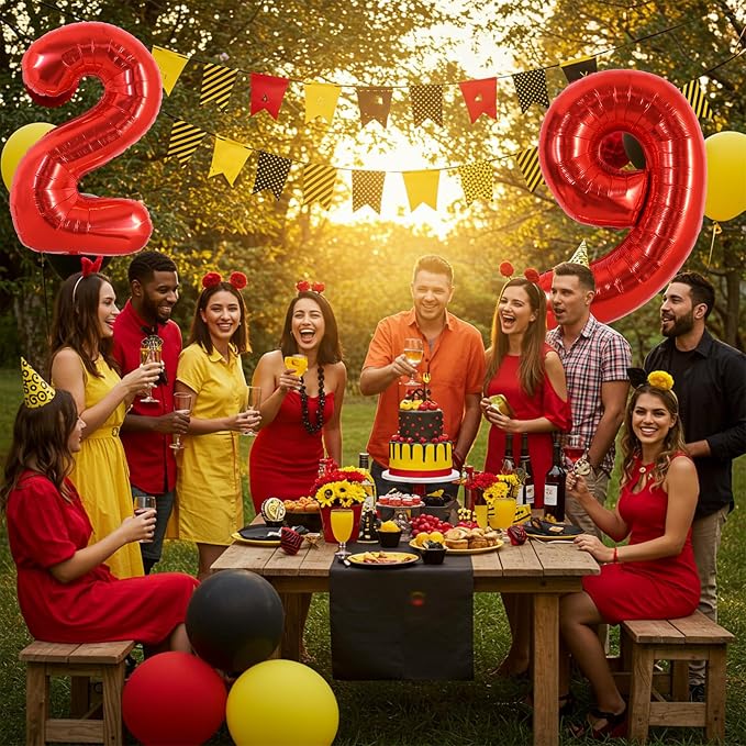 40 Inch Red Foil Number 2 Balloon - Image 4