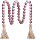 Meplait 39in Wood Bead Garland, Farmhouse Beads by Meplait