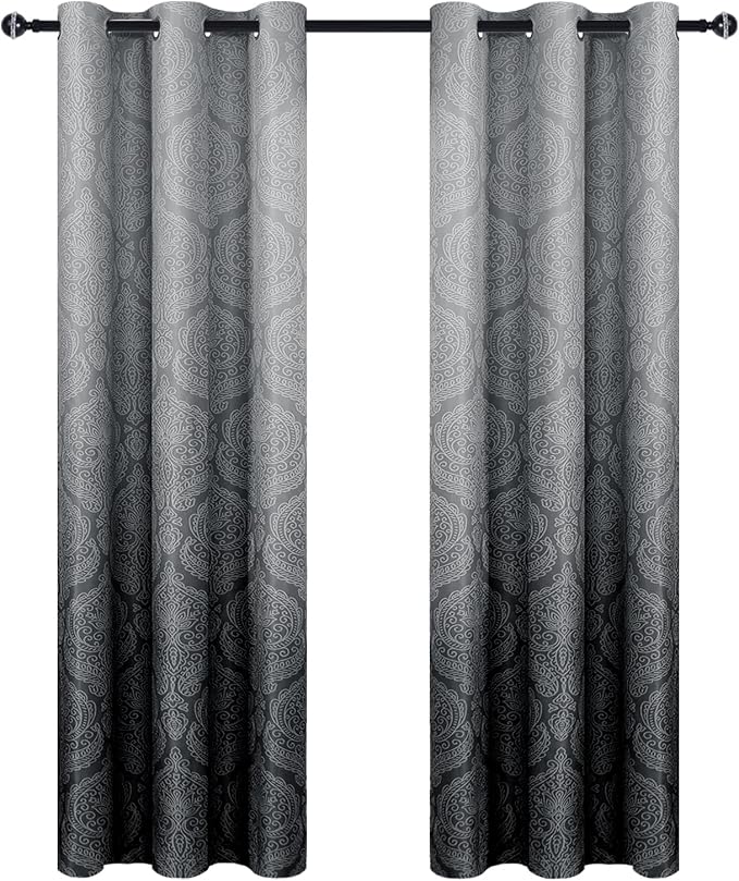 DWCN Ombre Blackout Curtains for Bedroom - Image 9