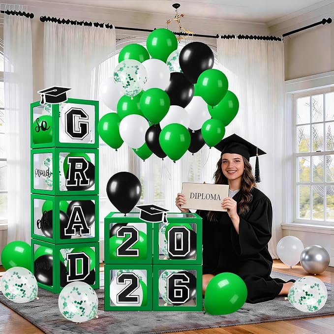 Graduation Decorations 2026 Graduation Party Decorations Set of 4 Boxes - Image 6