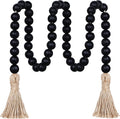 Meplait 39in Wood Bead Garland, Farmhouse Beads by Meplait