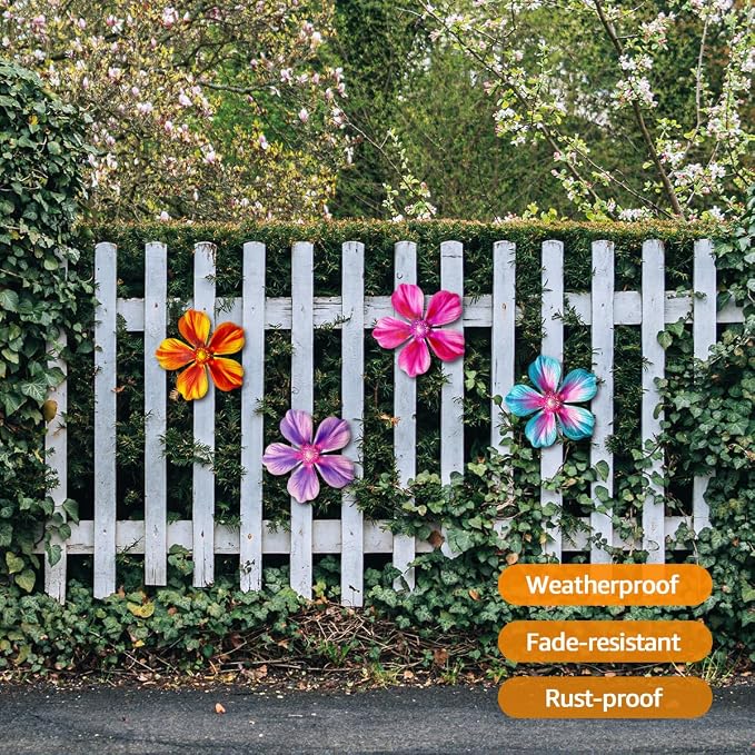 Giyyomtr Metal Flowers Wall Decor - Image 4