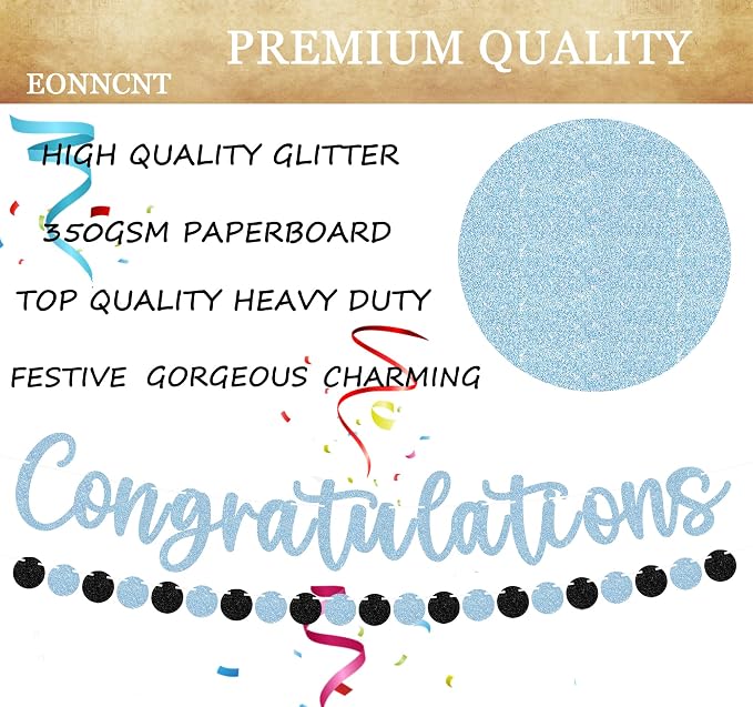 Pre-strung Congratulations Banner - Image 7