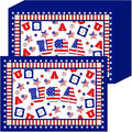 50Pcs Patriotic Disposable Paper Placemats by Unknown