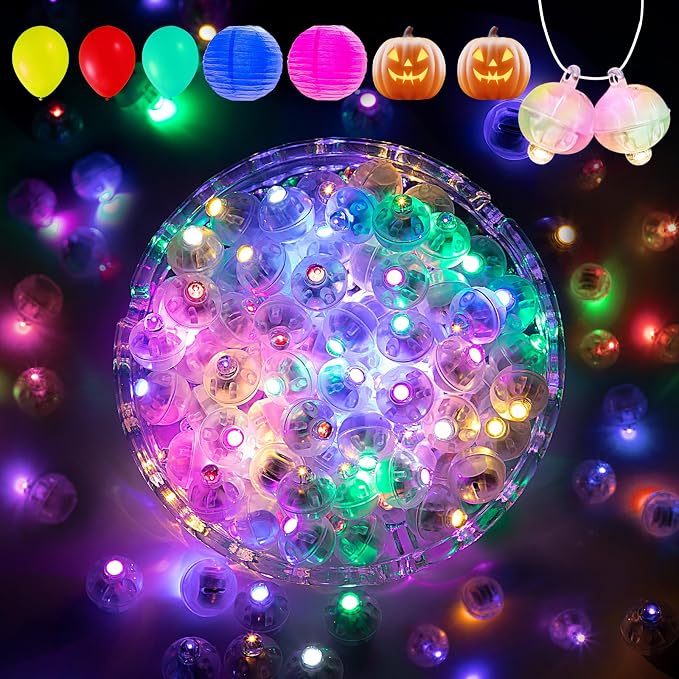 Aogist 200Pcs Multicolor Balloon Lights by Aogist