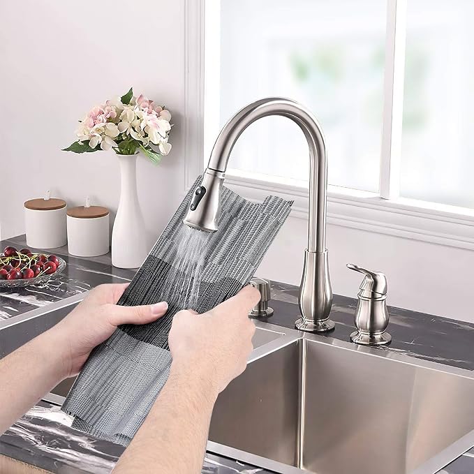 Aofmee Table Runner and Placemats Set of 6 Washable, Heat Resistant Place Mats - Image 4