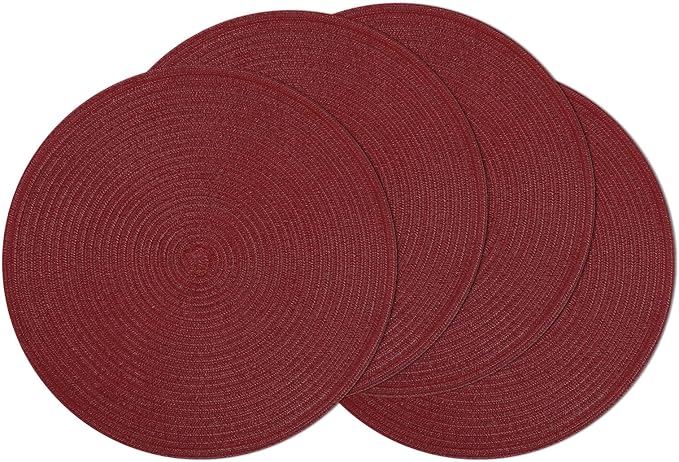 SHACOS Round Placemats Set of 4 by SHACOS