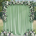 Asee'm Sage Green Backdrop Curtains Drapes by Aseem