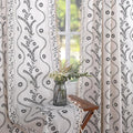 Schweek Boho Tassels Curtain 63 Inches Long 2 Panels by Schweek