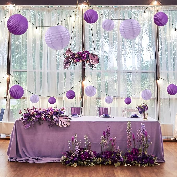 20Pcs Paper Lanterns Decorative - Image 2