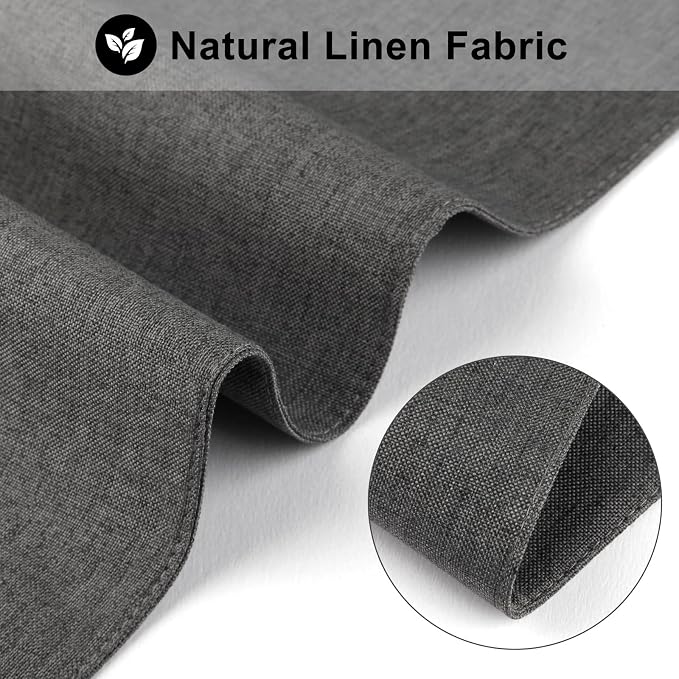 Cloth Placemats Set of 6, Cotton Linen Blend Machine Washable Durable Linen - Image 3