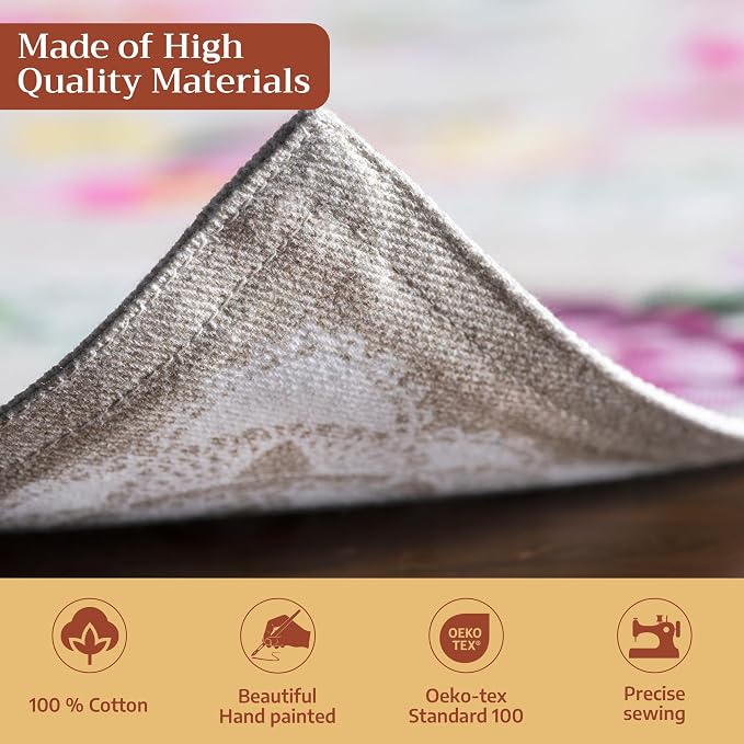 Maison d' Hermine Placemats Set of 4 Reusable 100% Cotton | Cloth Place Mats - Image 3