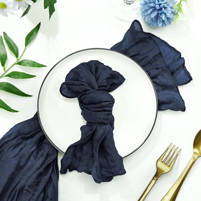 1 Pack Cheesecloth Table Runner 10Ft Christmas Gauze Boho Table Runners - Image 4