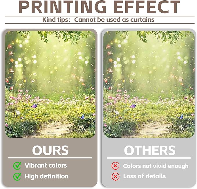 12x8ft Enchanted Forest Photography Backdrop Fairy Garden Banner | Fairytale - Image 4