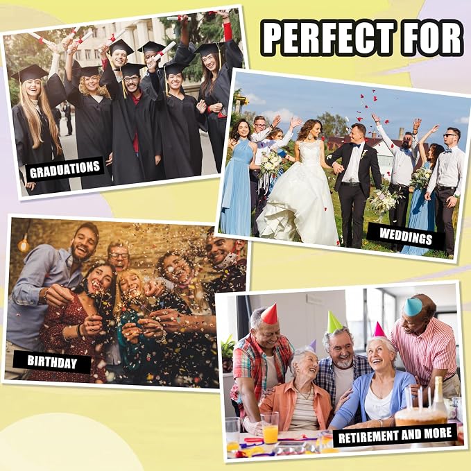 Boao Pre-Strung Congratulations Banner Sign Glitter Congratulation Banner 10 ft - Image 6