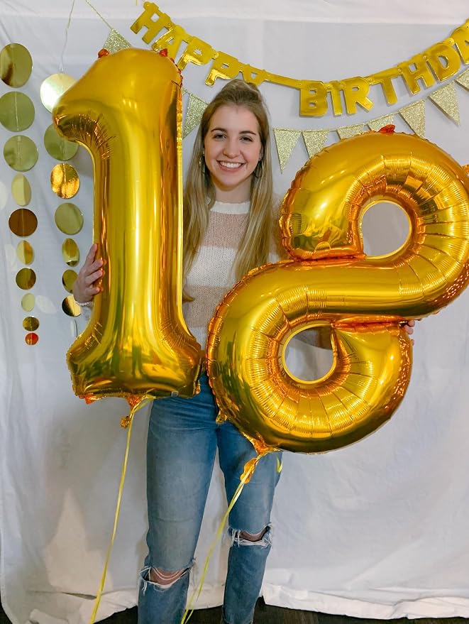 Gold 16 Balloon - Image 4