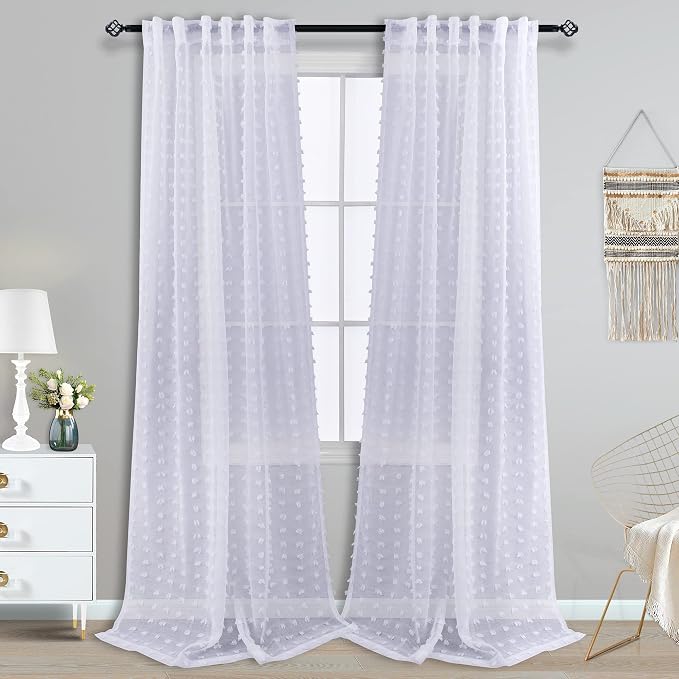 KOUFALL Extra Long 108 Inch Curtains - Image 2
