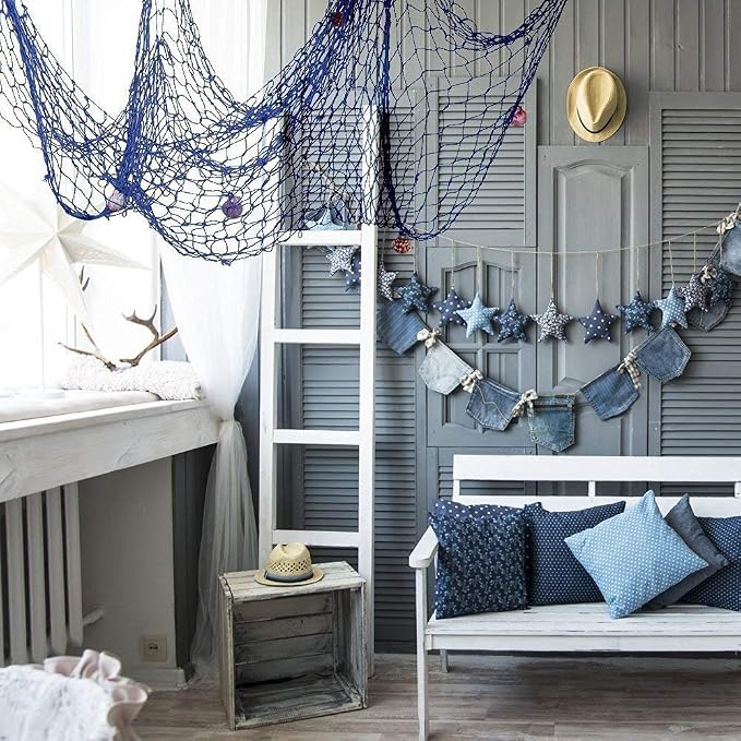 Nature Fish Net Wall Decoration - Image 4