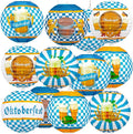 Panelee 12 Pcs Oktoberfest Paper Lanterns Oktoberfest Party Decorations 8 Inch by Panelee