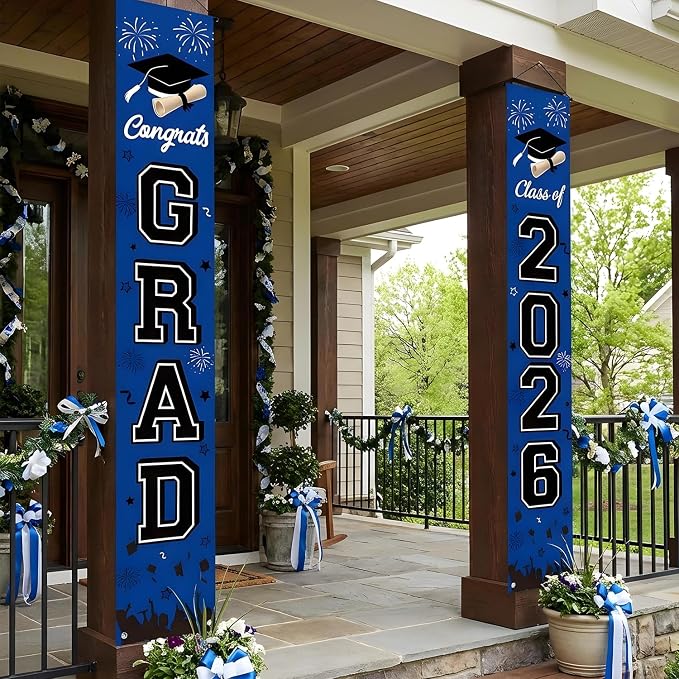 Graduation Decorations 2026 Porch Banner, Congrats Grad Class of 2026 Banner - Image 7