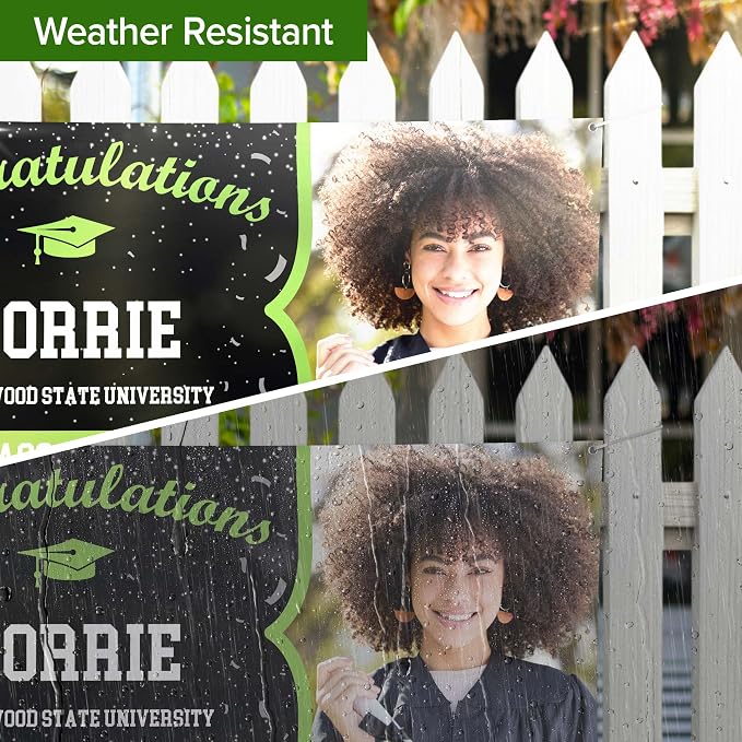 Graduation Banner, Personalized Image And Text - Image 5