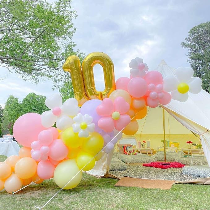 Gold 11 Number Balloons, 40 Inch Giant Number 11 Balloons Foil Mylar Helium - Image 6