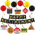 Roetyce Retirement Decorations Men Women, Caution Happy Retirement Banner | by Roetyce
