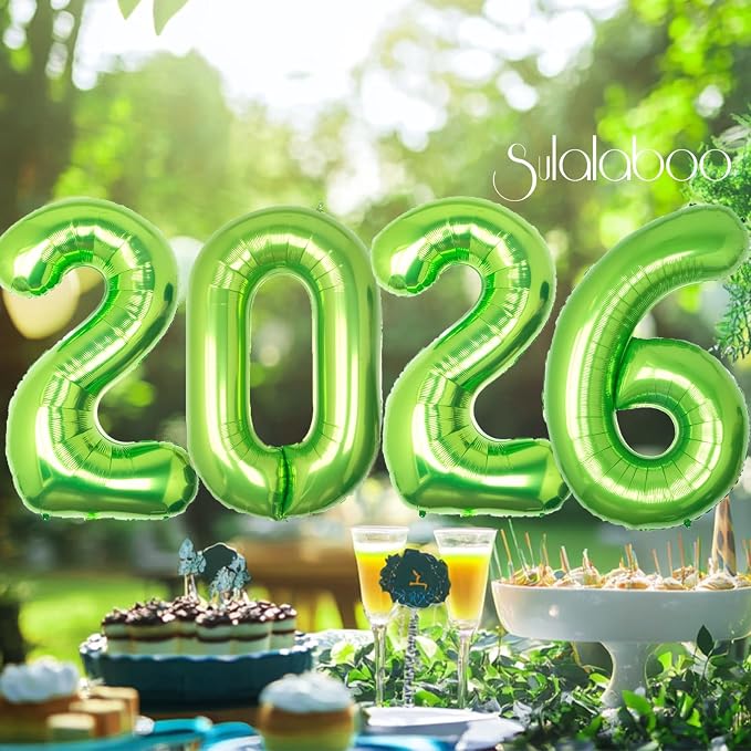 40 Inch Green Number 1 Balloon Lime Big Large Helium Number 0-9 | Giant Digital - Image 5
