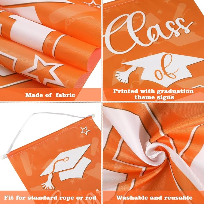 Moukeren 3 Pieces 2026 Graduation Party Decorations Graduation Porch Sign Class - Image 3