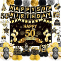 Pre-Strung 50th Birthday Decorations by Unknown