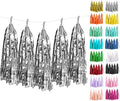 Silver Tassel Garland 20 Pcs, Tissue Paper Tassels Garland Banner by ODDODDY
