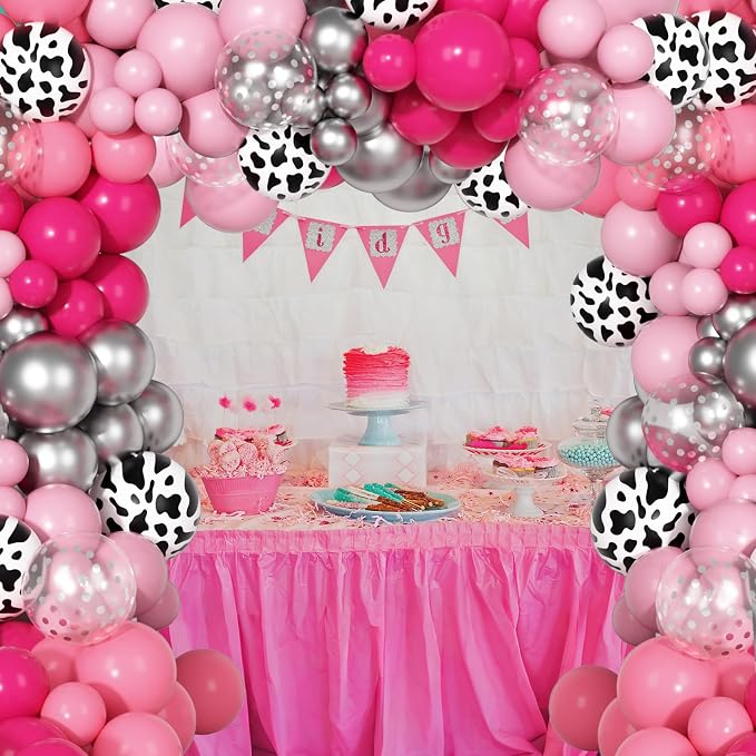 170Pcs Hot Pink Balloon Garland Arch Kit - Image 7