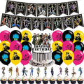 JoJo Bizarre Party Supplies, Cartoon Adventure Birthday Party Decorations Banner by Ezcpigei