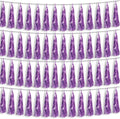 4P Light Purple Foil Fringe Metallic Streamers Banner Tassel Garland for Parade Floats, Bachelorette, Wedding, Birthday, Halloween, Christmas, Bridal/Baby Shower Party Decorations