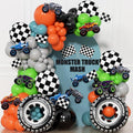 171Pcs Monster Truck Balloons Garland Arch Kit by Unknown