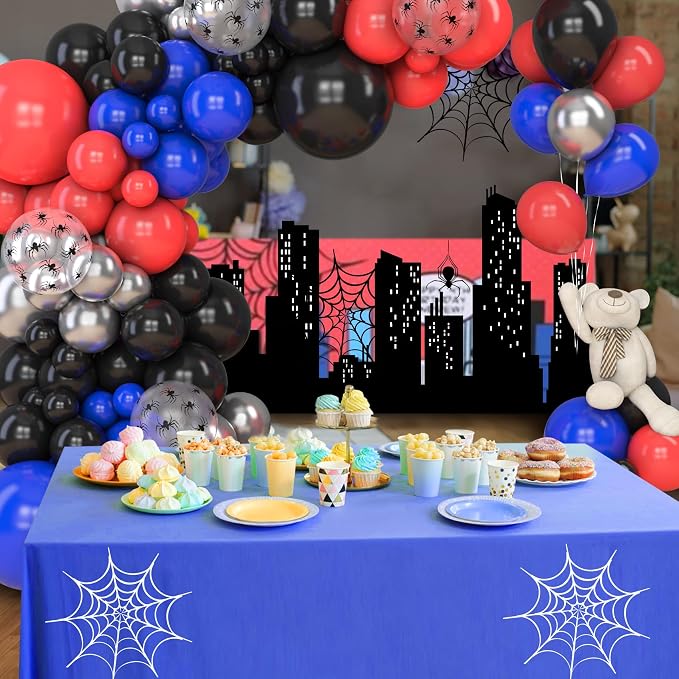Amandir 153pcs Black Red Blue Balloon Arch Garland Kit Different Sizes | 18 12 - Image 6