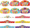 30 Pack Paper Crowns for Kids by Hxezoc