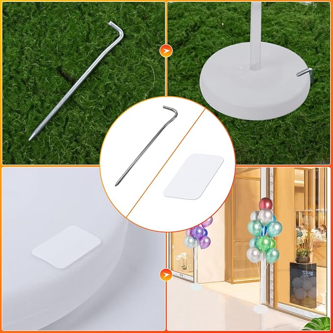 4 Sets of Balloon Stand Kit - 62in Balloon Stands - Image 4