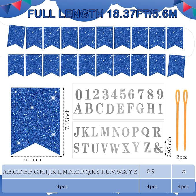Mooliwe 171 Pcs DIY Custom Banner Kit Make Your Own Customizable Sign - Image 2