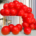 Firomi Matte Latex Red Balloons 12-inch 100 Pack | Thicken Big Helium Round Red by Firomi